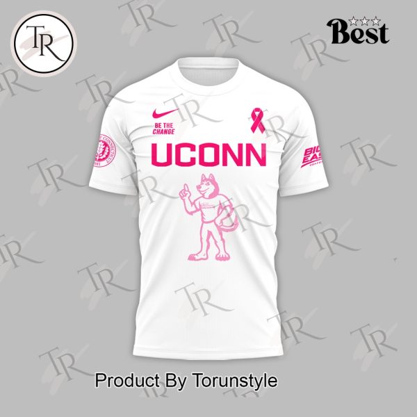 UConn Huskies NCAA Cancer Awareness Night Hoodie – White