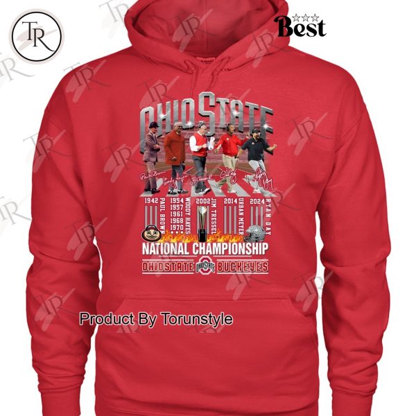 Ohio State Buckeyes National Championship Nine-Times T-Shirt