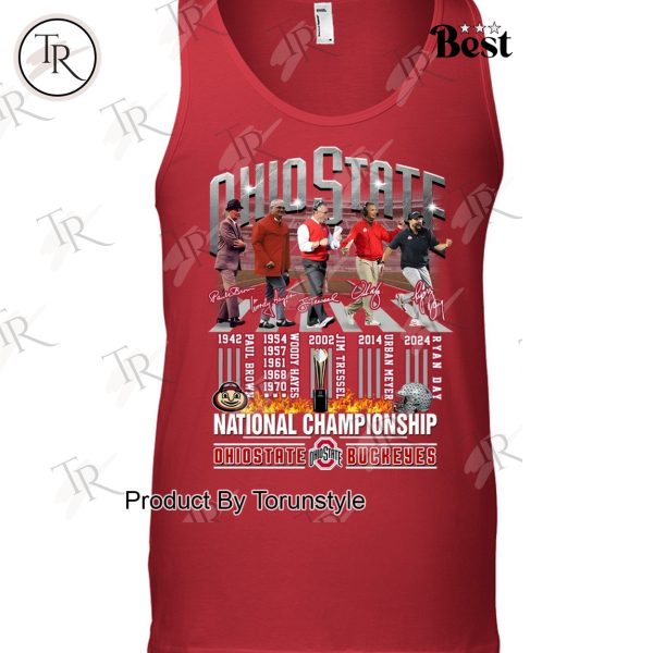 Ohio State Buckeyes National Championship Nine-Times T-Shirt