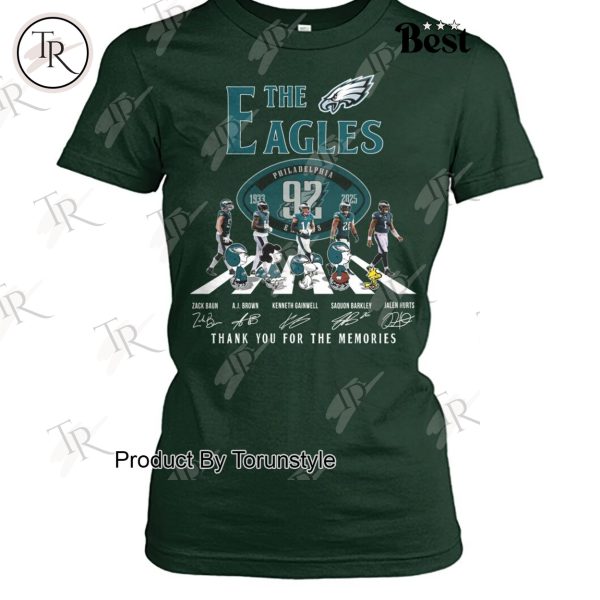 Philadelphia Eagles 92nd 1933-2025 Thank You For The Memories T-Shirt