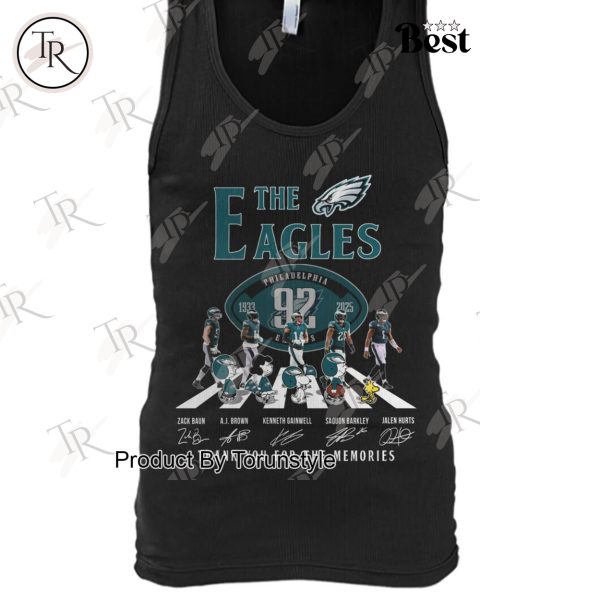 Philadelphia Eagles 92nd 1933-2025 Thank You For The Memories T-Shirt