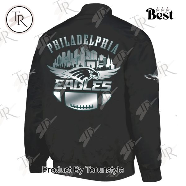 Philadelphia Eagles NFL Fly Eagles Fly All Black Baseball Jersey