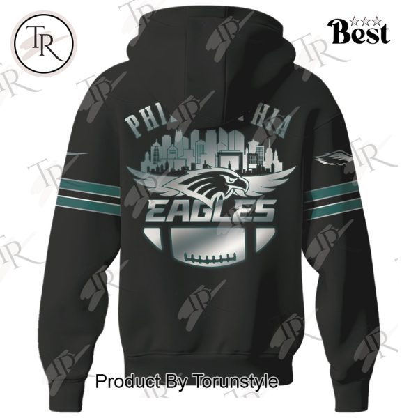 Philadelphia Eagles NFL Fly Eagles Fly All Black Hoodie