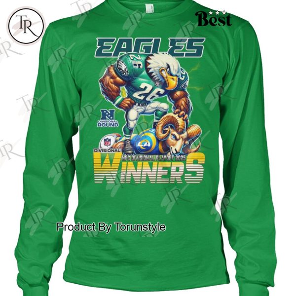 Philadelphia Eagles NFC Divisonal Playoff 2025 Winners T-Shirt