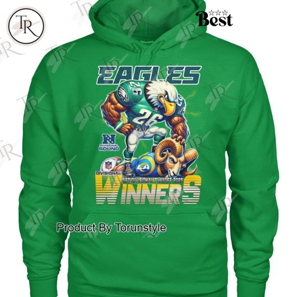 Philadelphia Eagles NFC Divisonal Playoff 2025 Winners T-Shirt