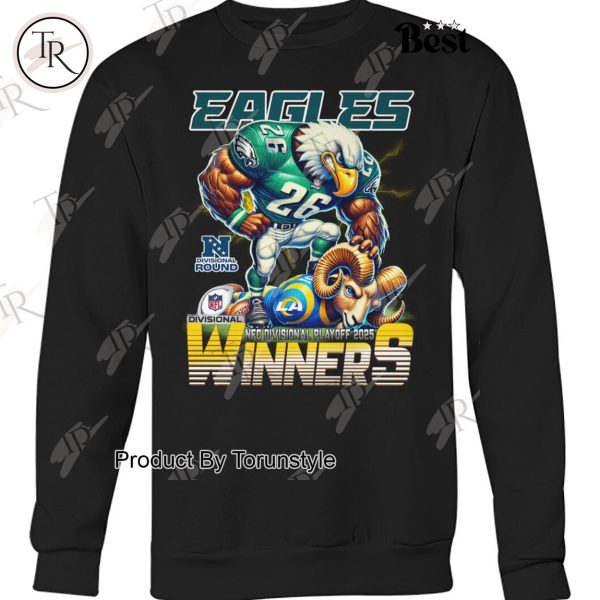 Philadelphia Eagles NFC Divisonal Playoff 2025 Winners T-Shirt