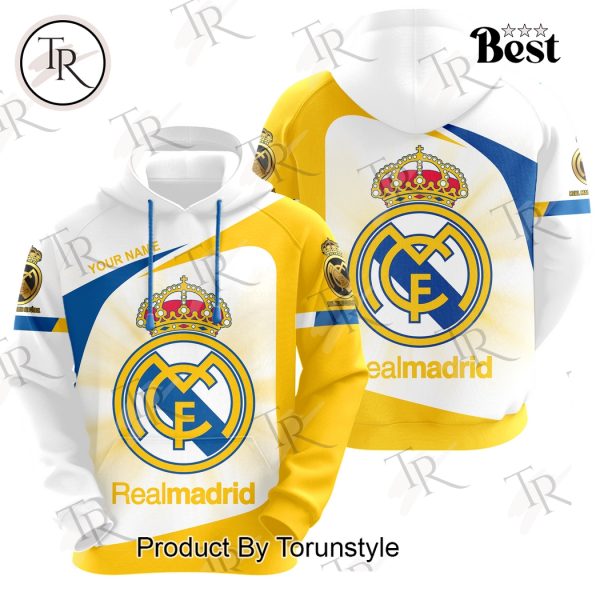 Real Madrid CF New Design 2025 Custom Name Hoodie