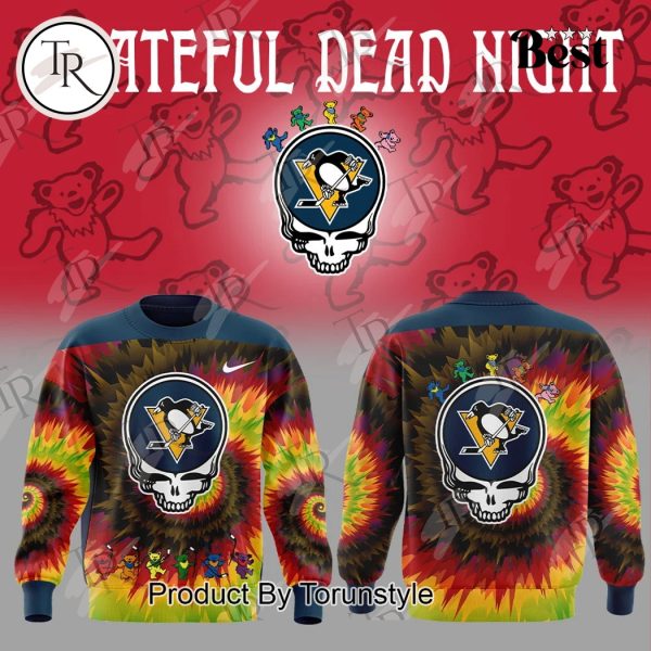 Pittsburgh Penguins NHL Grateful Dead Night Hoodie