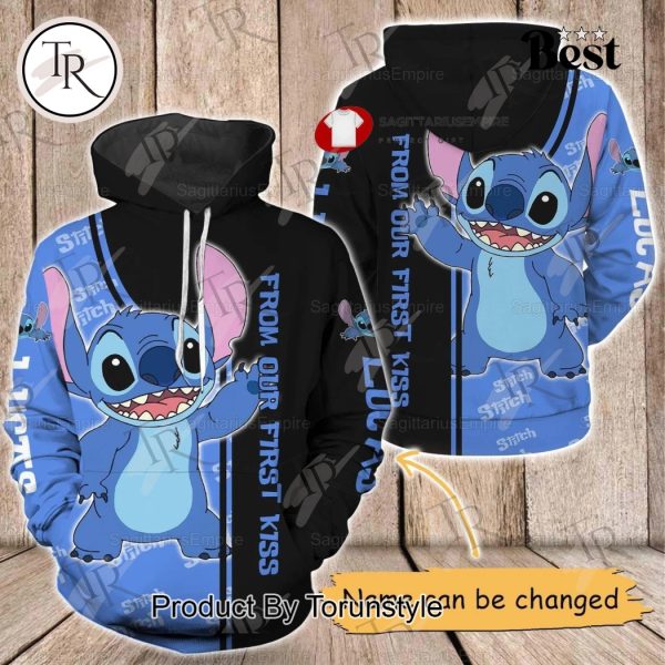 Stitch From Our First Kiss 2025 Custom Name Hoodie