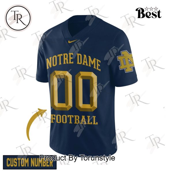 Tailgate Like A Champions Notre Dame Football NCAA Custom Name Football Jersey