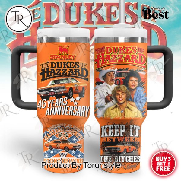 The Dukes Of Hazzard 46 Years Anniversary 1979-2025 Keep It Between The Ditches 40oz Tumbler