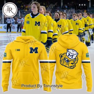 Michigan Wolverines NCAA “B1G” Yellow Edition Hoodie