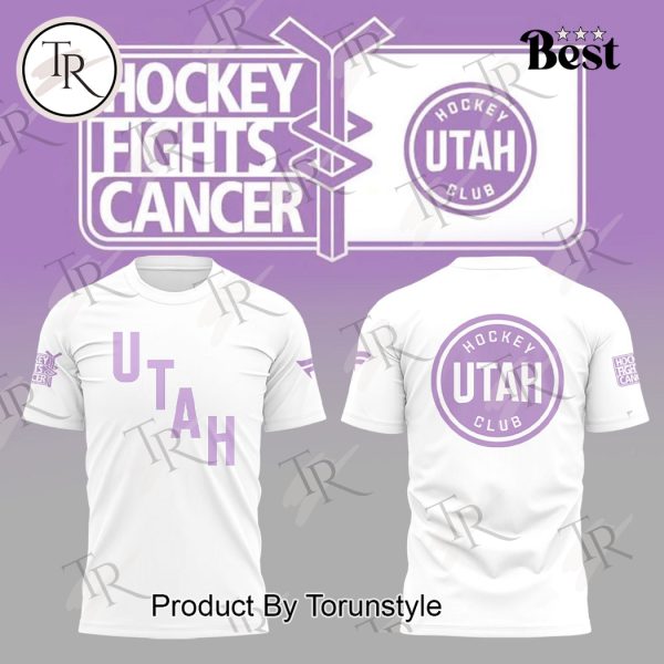 Utah Hockey Club Hockey Fights Cancer Hoodie