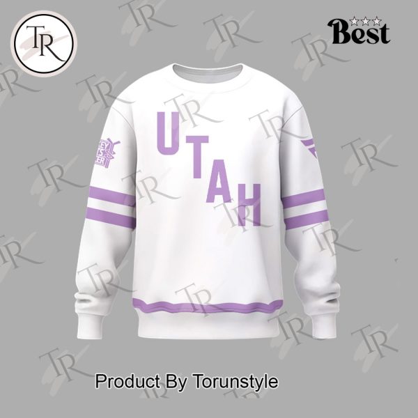 Utah Hockey Club Hockey Fights Cancer Hoodie