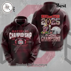 20 Ohio State NCAA 25 CFP National Champions January 20, 2025 Hoodie