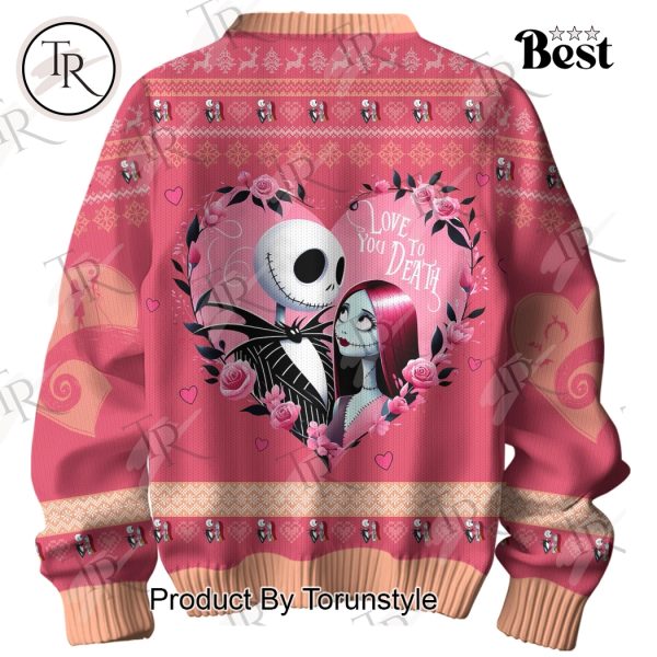 The Nightmare Before Christmas Valentine We’re Simply Meant To Be Together Forever, Love You To Death Sweater Design