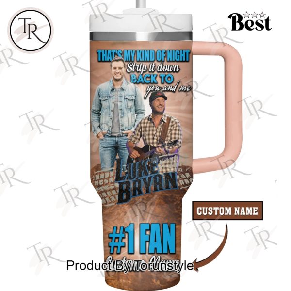 Luke Bryan Rain Makes Corn, Corn Makes Whiskey “Farm Tour 2025”  1 Fan Custom Name 40oz Tumbler