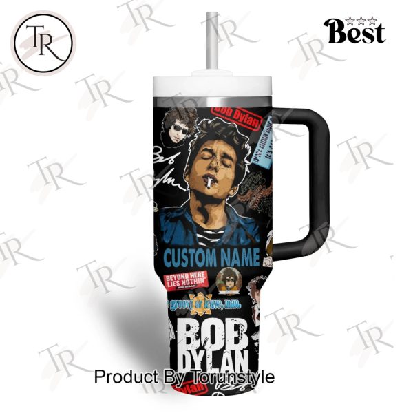 Bob Dylan Like A Rolling Stone He Groovy Or Leave, Man 40oz Tumnler – Black