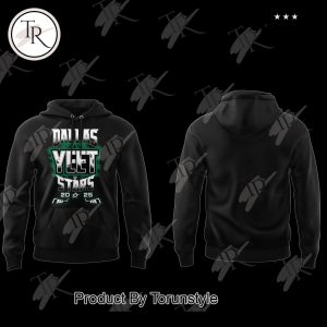 2025 Dallas Stars “Yeet” Hoodie – Black