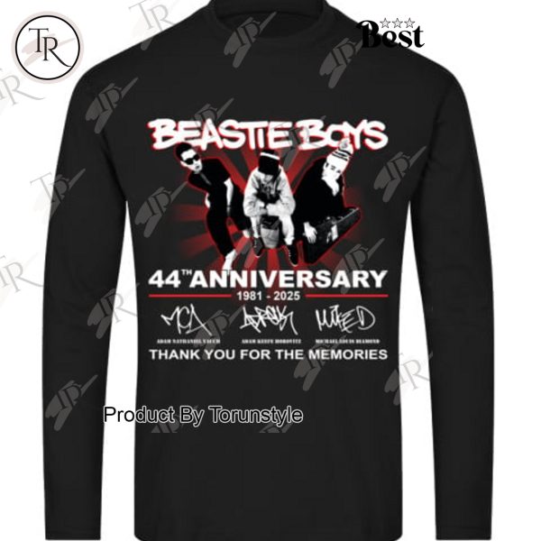 Beastie Boys 44th Anniversary Thank You For The Memories T-Shirt