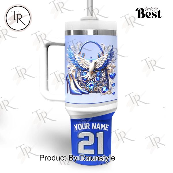 Zeta Phi Beta 1920 Sorority, Inc Custom Name 40oz Tumbler