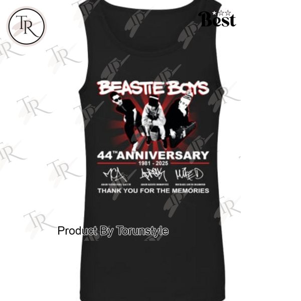 Beastie Boys 44th Anniversary Thank You For The Memories T-Shirt