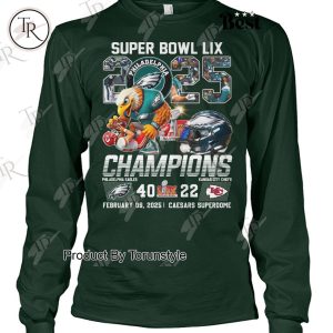 Super Bowl LIX 2025 Champions Philadelphia Eagles Fe 09, 2025 Limited Design T-Shirt