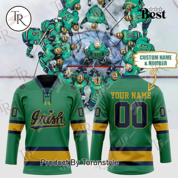 Notre Dame Fighting Irish Men’s Ice Hockey 2025 Green Special Edition Hoodie