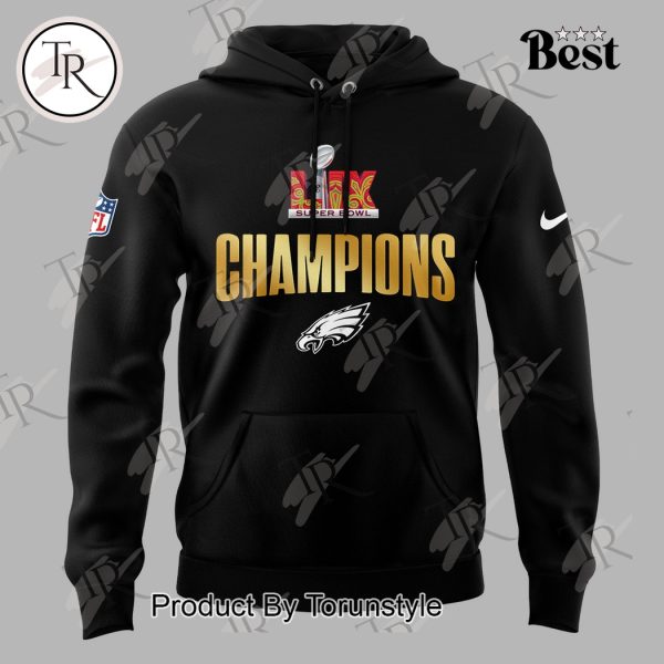 Let’s Hunt’ LIX Super Bowl Champions Philadelphia Eagles Limited Edition Hoodie – Black