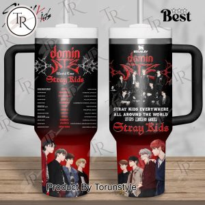 Stray Kids Every Where All Around The World 2025 World Tour Limited Edition 40oz Tumbler