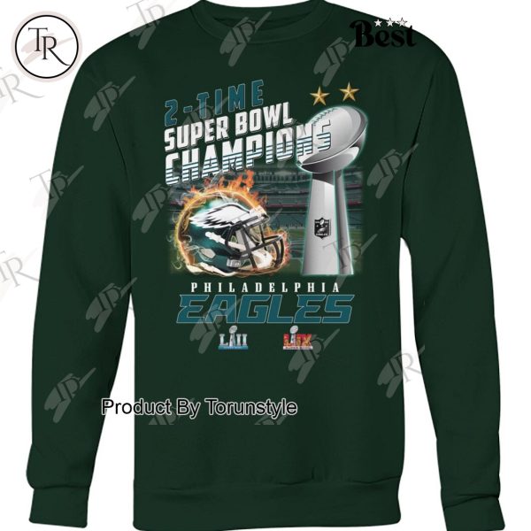 2-Time Super Bowl Champions Philadelphia Eagles Limited Edition T-Shirt