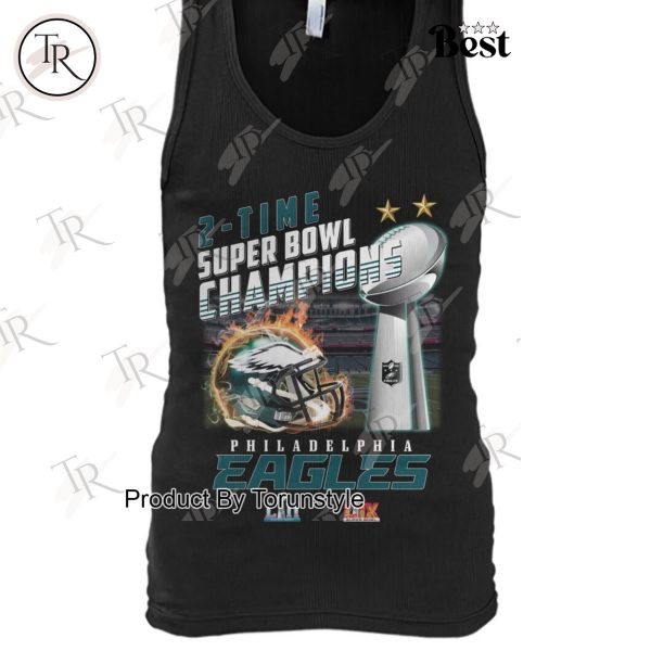 2-Time Super Bowl Champions Philadelphia Eagles Limited Edition T-Shirt