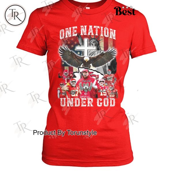 Kansas City Chiefs One Nation Under God New Edition T-Shirt