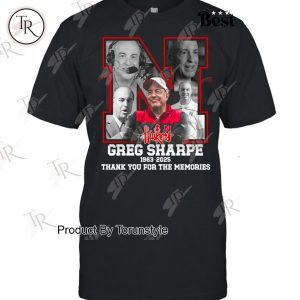 Greg Sharpe 1963-2025 Thank You For The Memories T-Shirt