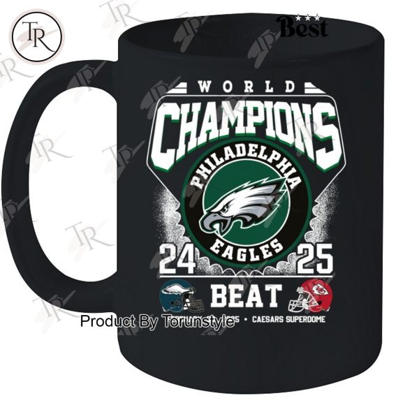 World Champions Philadelphia Eagles 2024-2025 Limited Edition T-Shirt