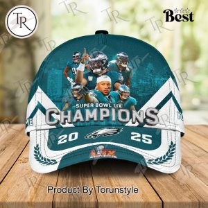 Super Bowl LIX Champions 2025 Philadelphia Eagles New Design Cap