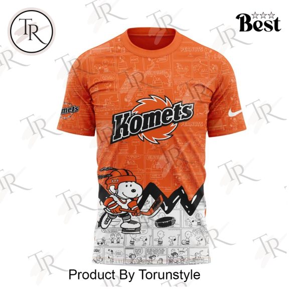 Fort Wayne Komets Peanuts Night 2025 75th Anniversary Hoodie