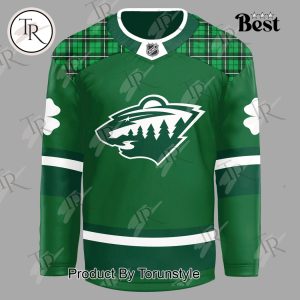 Minnesota Wild St. Patricks Day 2025 Custom Name Limited Edition Hockey Jersey