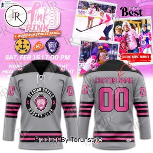 Reading Royals Red Knights 2025 Limited Edition Custom Name Hockey Jersey