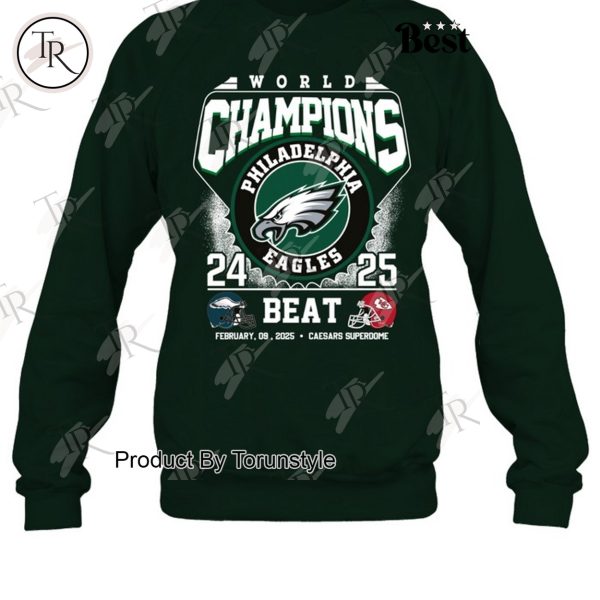 World Champions Philadelphia Eagles 2024-2025 Limited Edition T-Shirt