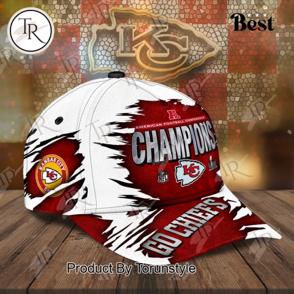 Kansas City Chiefs American Football Conference Champions “Go Chiefs” Cap