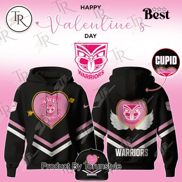 New Zealand Warriors 2025 Happy Valentine’s Day Hoodie