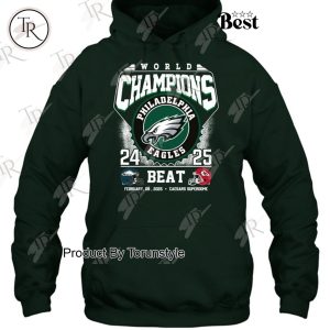 World Champions Philadelphia Eagles 2024-2025 Limited Edition T-Shirt