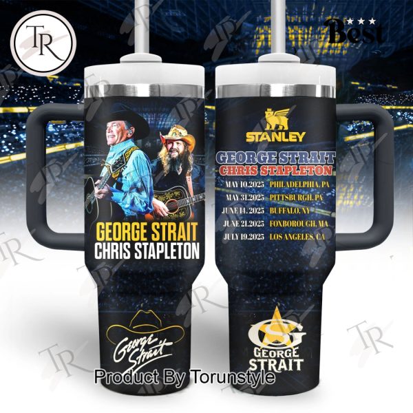 George Strait x Chris Stapleton Tour 2025 40oz Tumbler