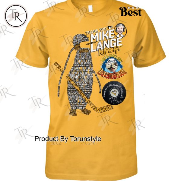 Thank You Mike Lange Night x Pittsburgh Penguins 2025 Limited Edition T-Shirt