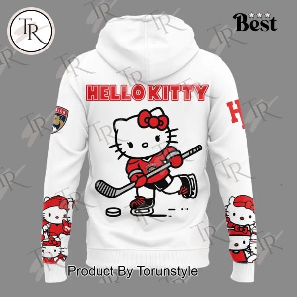 2025 Florida Panthers Hello Kitty Night New Edition Hoodie