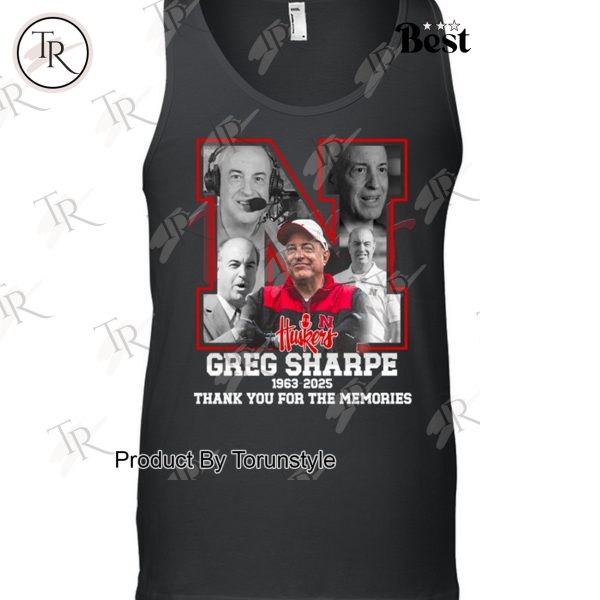 Greg Sharpe 1963-2025 Thank You For The Memories T-Shirt