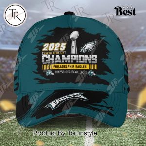 2025 Super Bowl LIX Champions Philadelphia Eagles “Let’s Go Eagles!” New Edition Cap