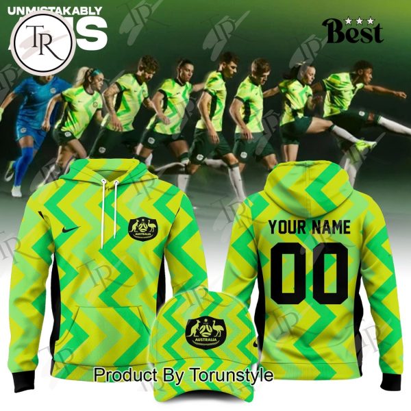 Australia National Football Team 2025 Limited Edition Custom Name Hoodie