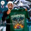 Philadelphia Eagles 2025 Champions “Eagles Put Out The Fire” Limited Edition T-Shirt – Black